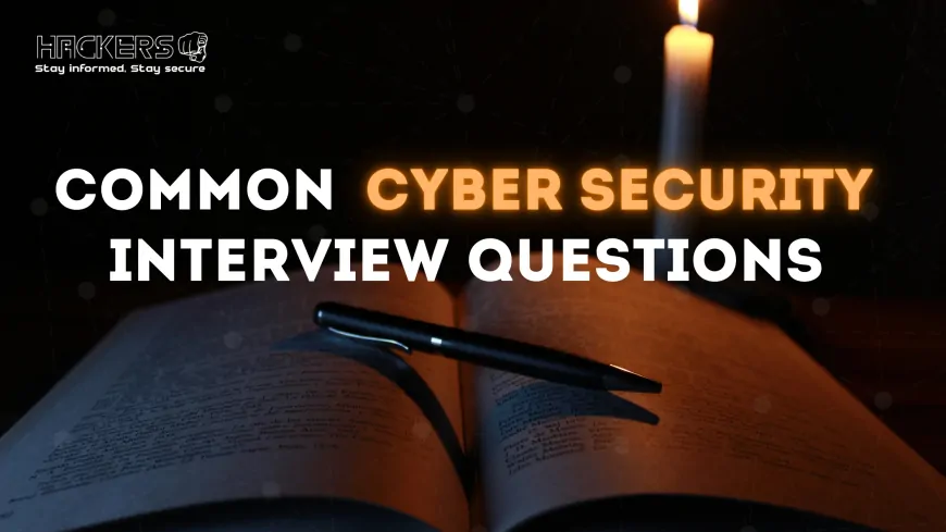 Common Cyber Security Interview Questions 2024